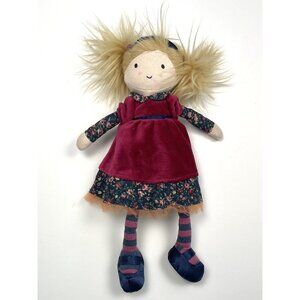 JELLYCAT 12" Sleeping Beauty Fairytale Folk Plush Stuffed Rag DOLL Princess EUC